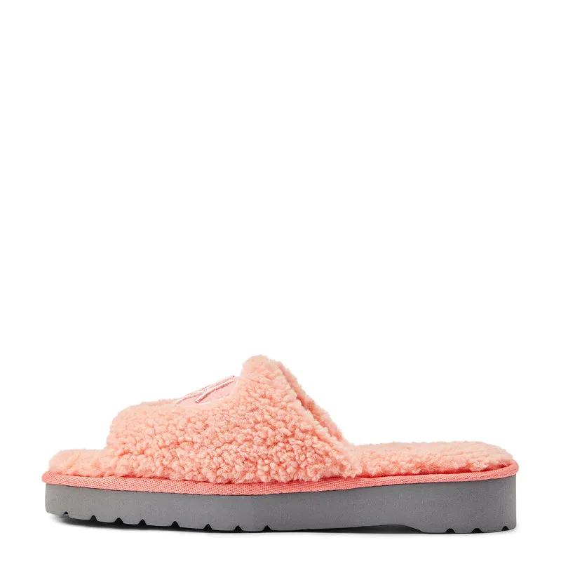 Ariat Women's Cozy Slide Slipper, Fuzzy Pink