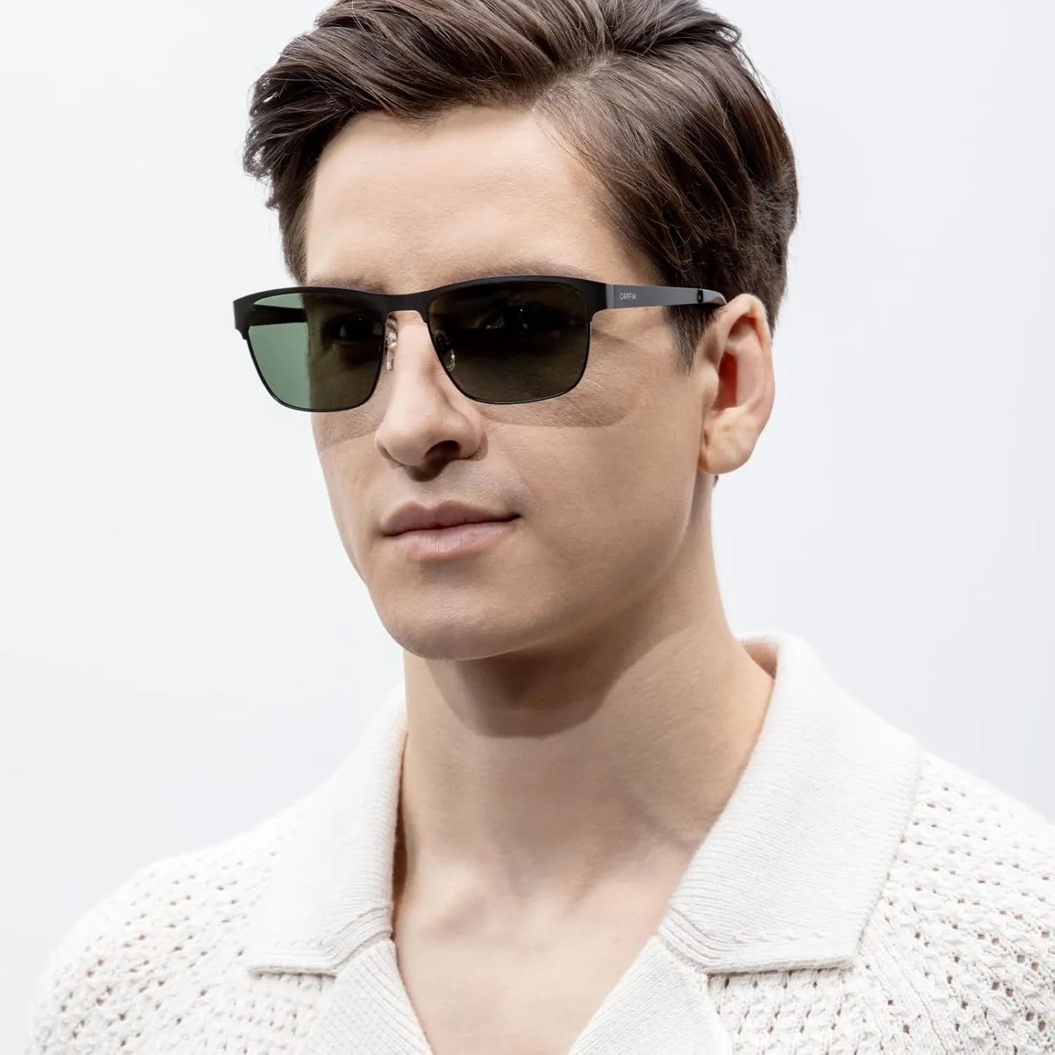 CARFIA Metal Mens Sunglasses Polarized UV400 Protection for Driving Fishing Hiking Golf Everyday Use CA5225