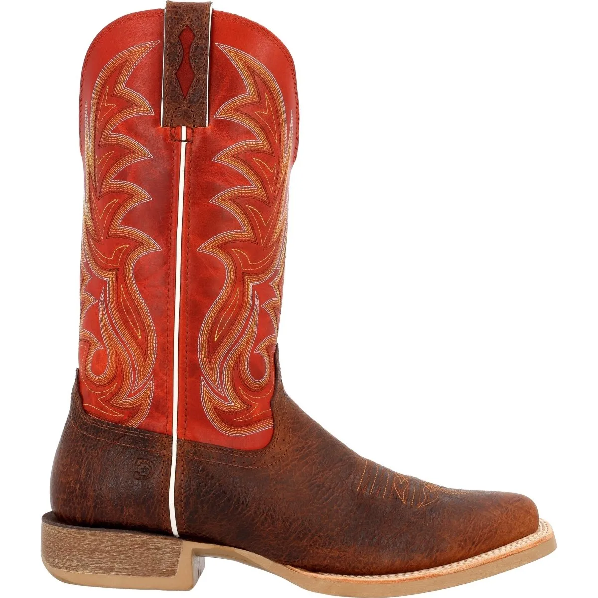 Durango Rebel Pro Men's Western Boots Ddb0476 In Cognac Crunch And Rusty Red