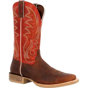 Durango Rebel Pro Men's Western Boots Ddb0476 In Cognac Crunch And Rusty Red