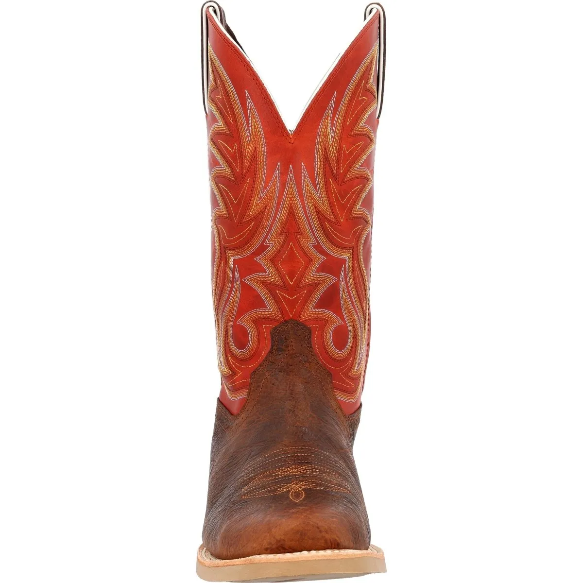 Durango Rebel Pro Men's Western Boots Ddb0476 In Cognac Crunch And Rusty Red