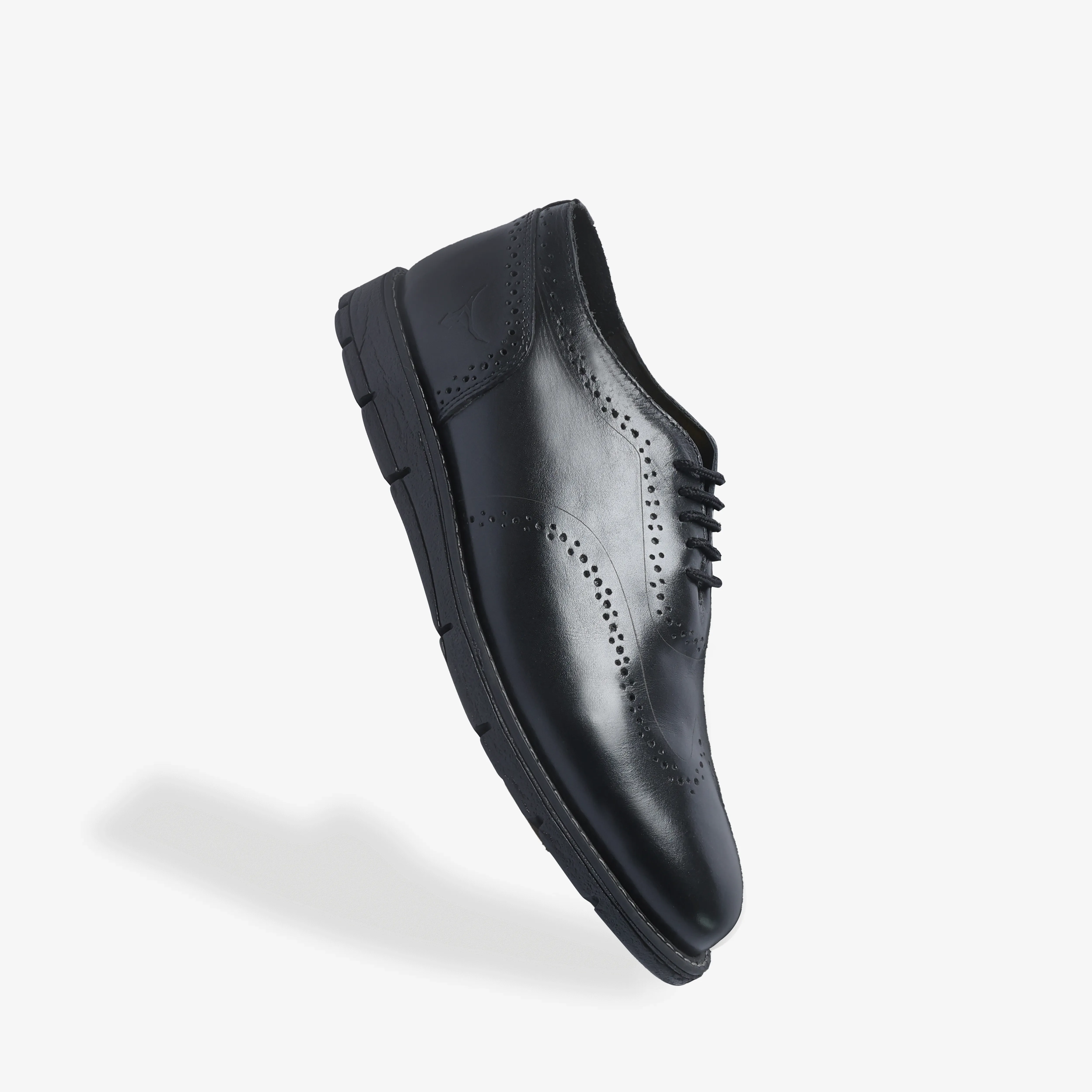 Fadano - VentureFlex Men's Wingtip Oxfords Black / Black