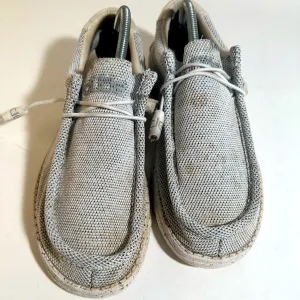 Hey Dude Wally Sox Stylish Gray Mesh Sneakers