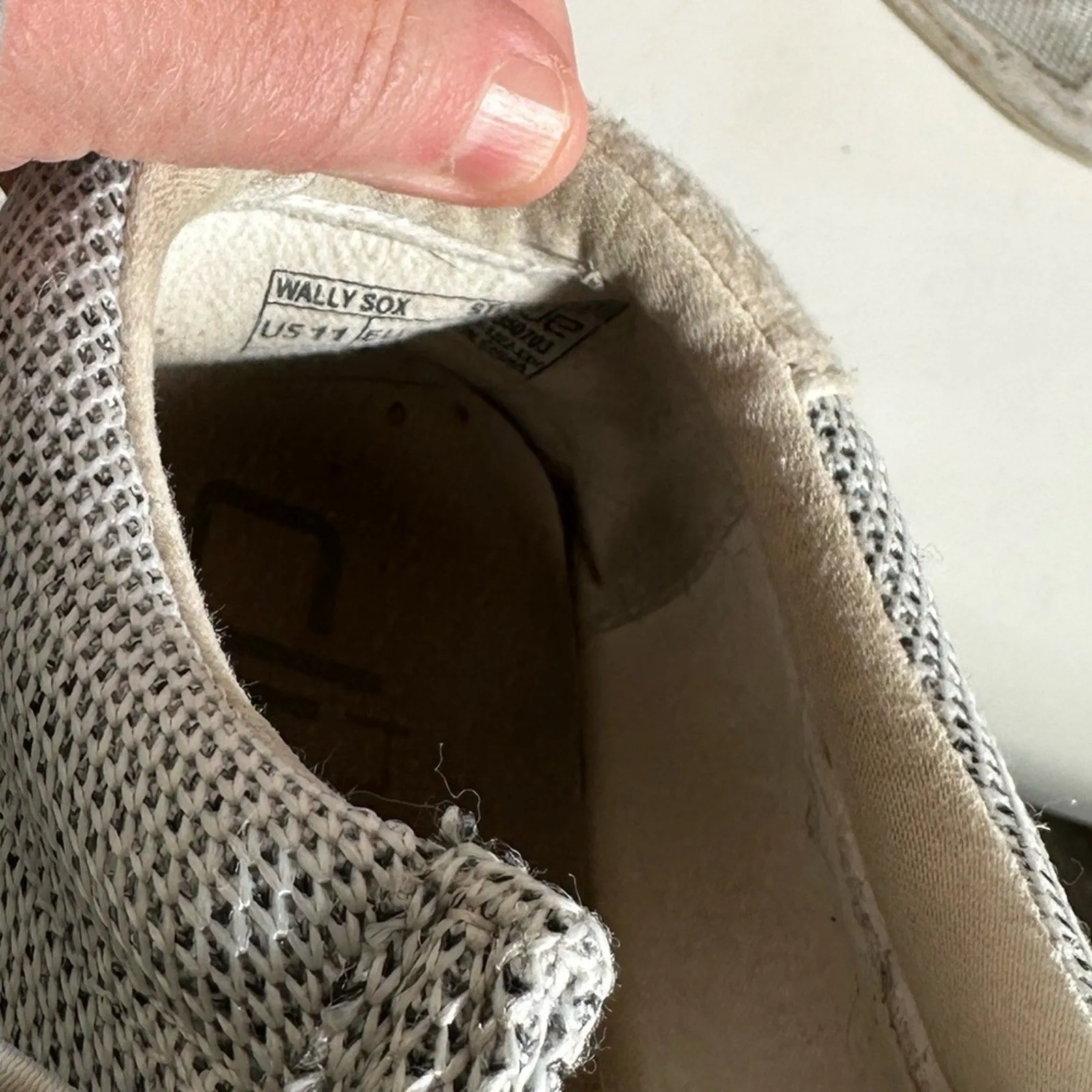 Hey Dude Wally Sox Stylish Gray Mesh Sneakers