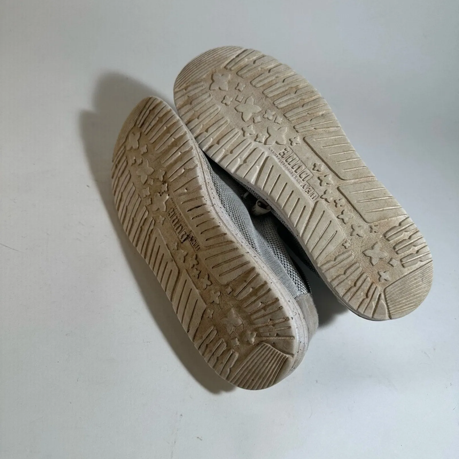 Hey Dude Wally Sox Stylish Gray Mesh Sneakers