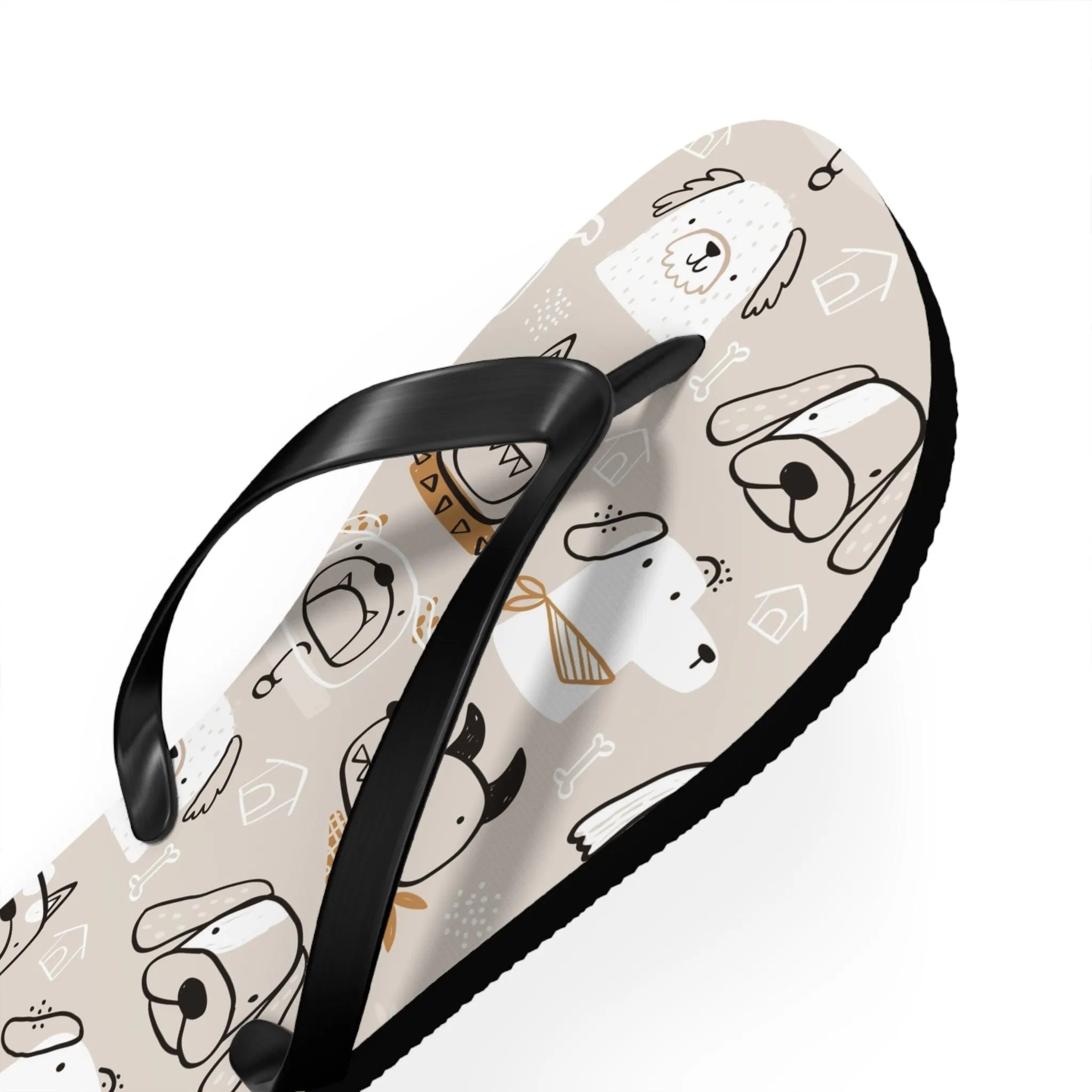Illustrated Doggers II Flip Flops