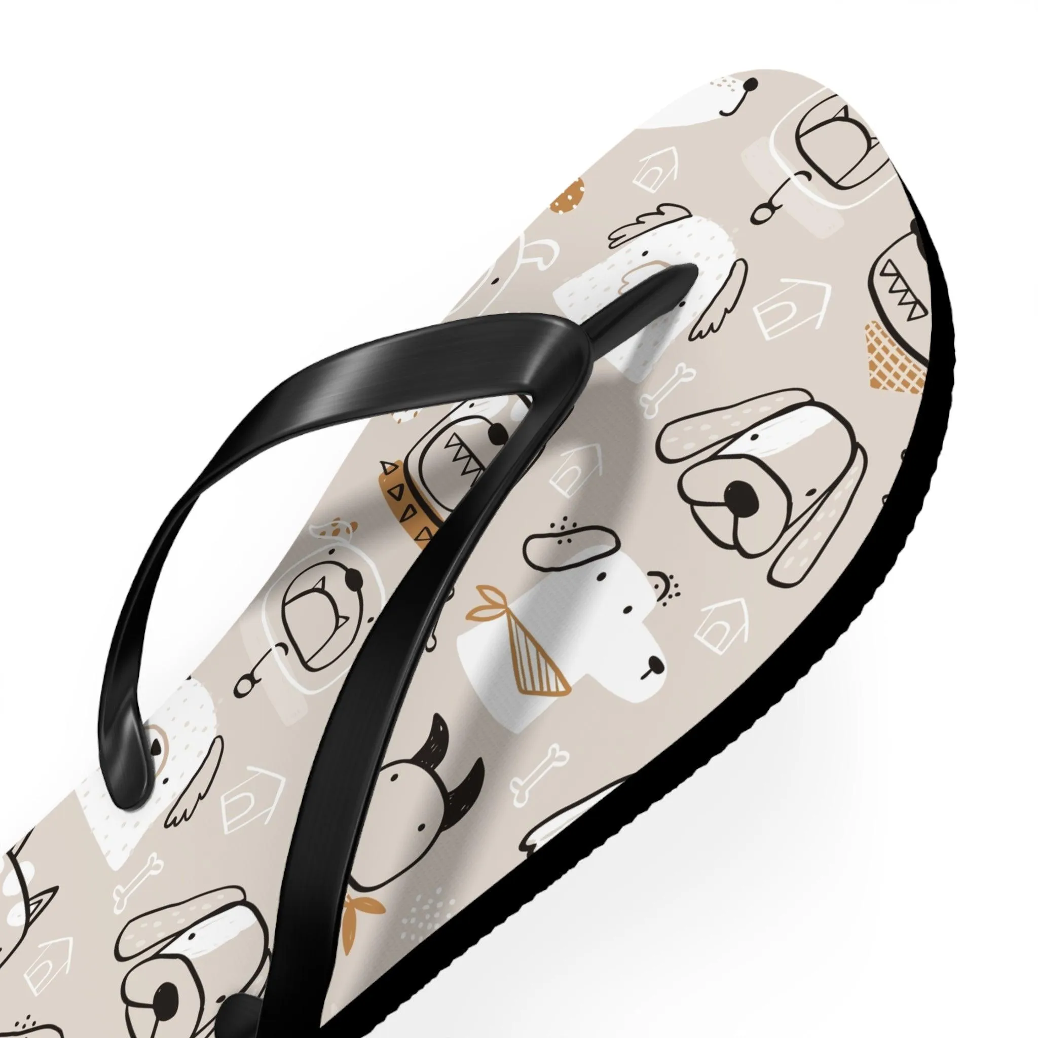 Illustrated Doggers II Flip Flops