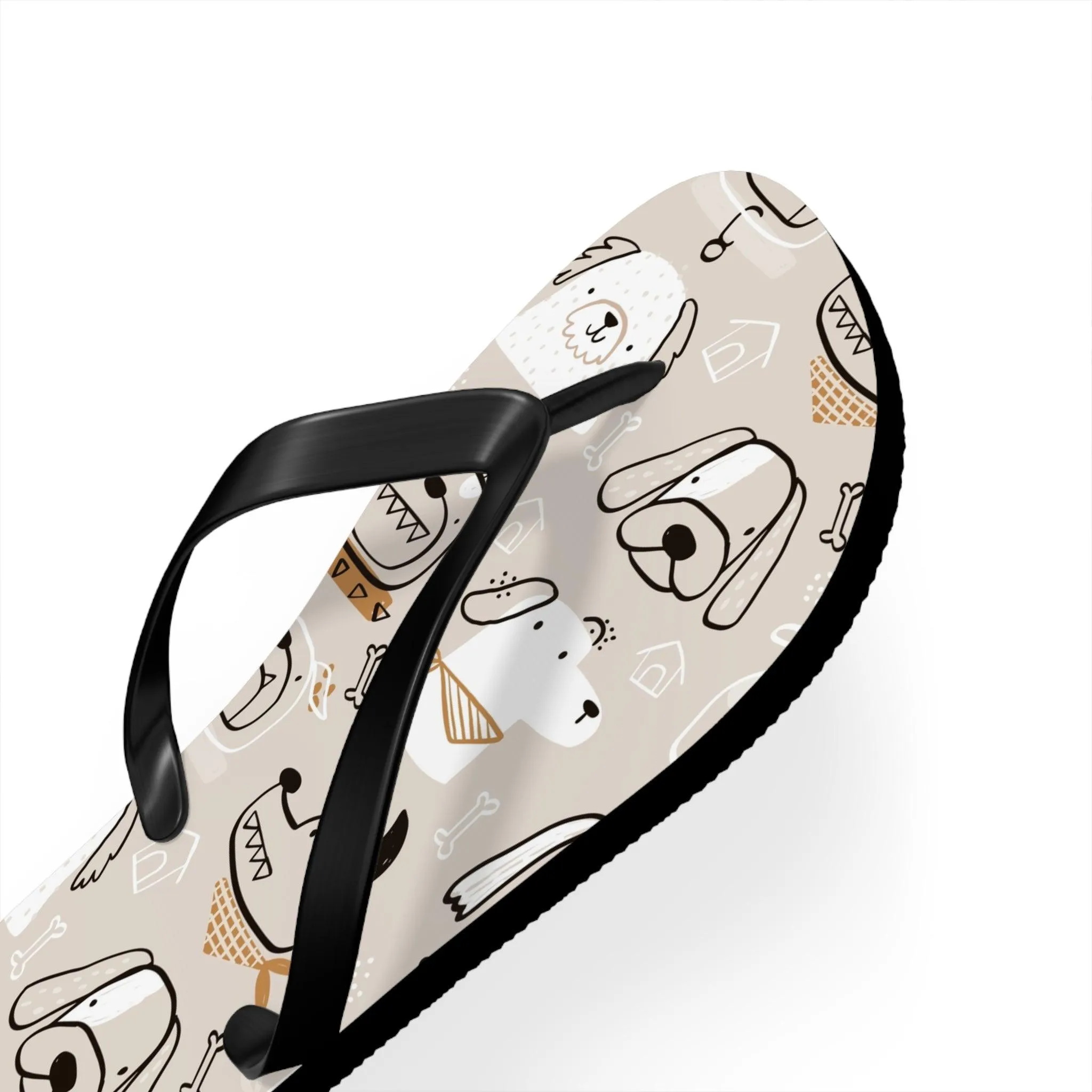 Illustrated Doggers II Flip Flops