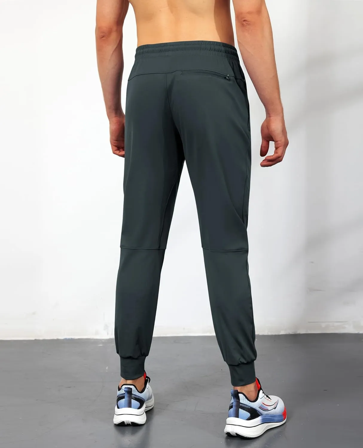 Mens Sweatpants Athletic Pants Workout Track Pants Traning Pants with Zipper Pockets Joggers for Men Gym, Running