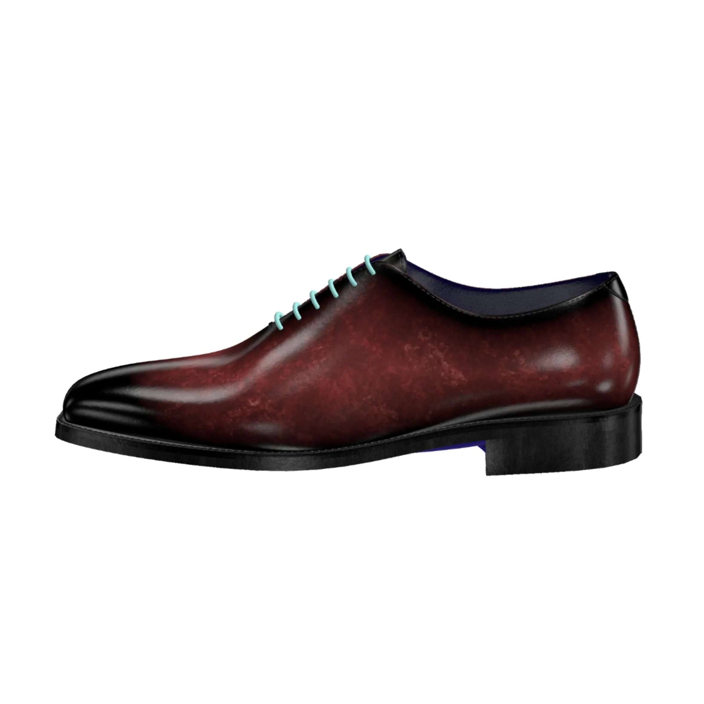 Pidara - Patina Denim red bottom sole oxford dress shoes