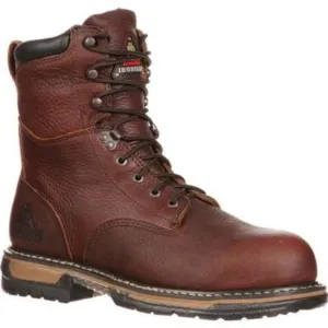 Rocky Ironclad Men's Waterproof Work Soft Toe Boots Fq0005693 In Brown