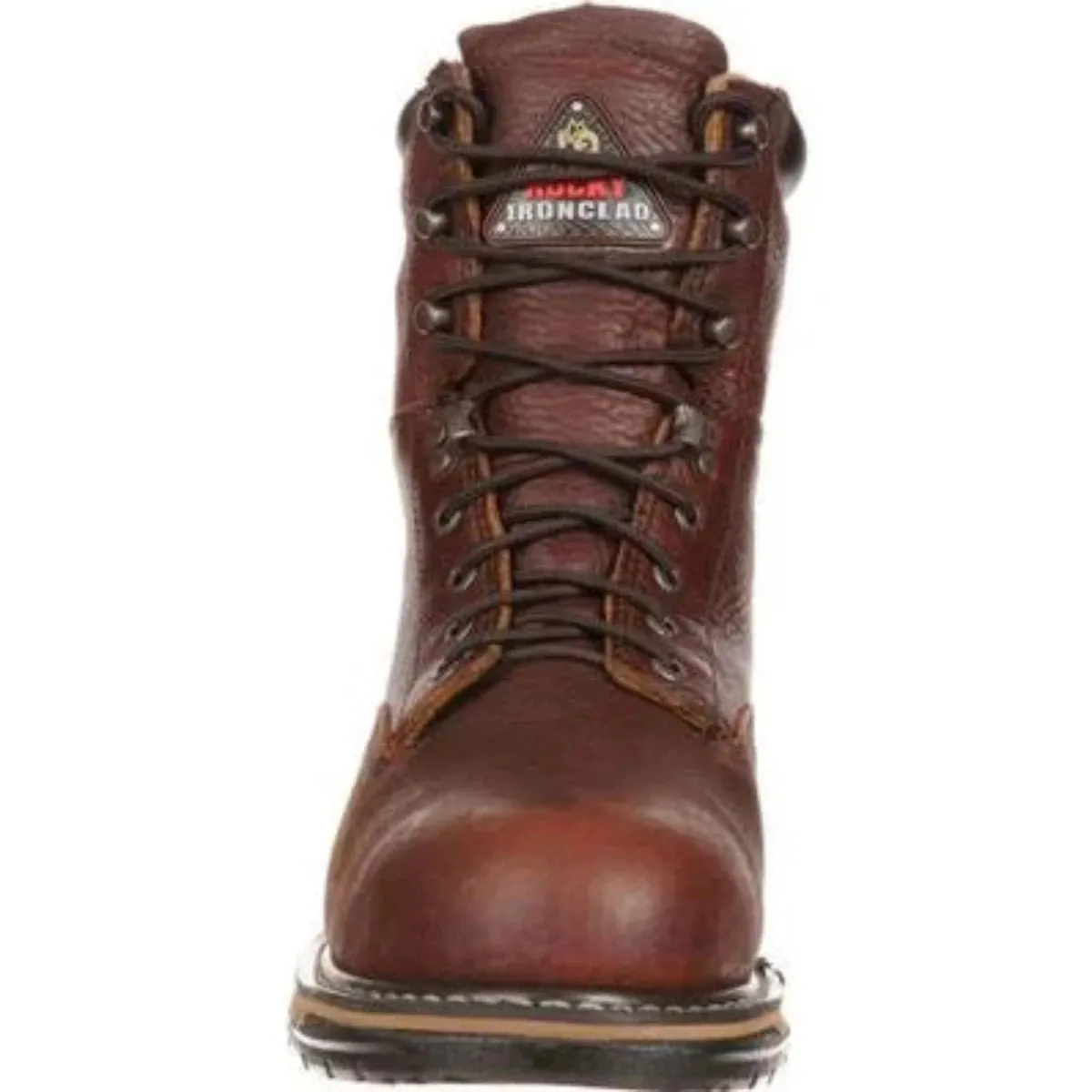 Rocky Ironclad Men's Waterproof Work Soft Toe Boots Fq0005693 In Brown
