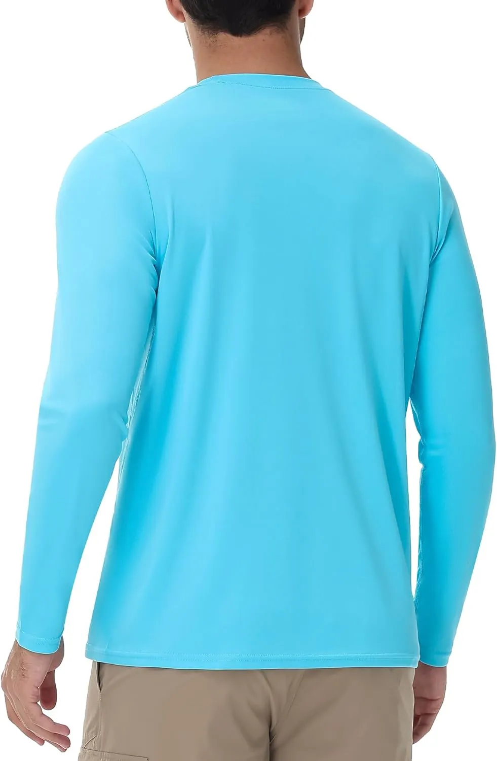 Runhit Men's UPF 50  Sun Protection Shirts Long Sleeve UV Swim Shirt Fishing Hiking Running Rash Guard Quick Dry Lightweight