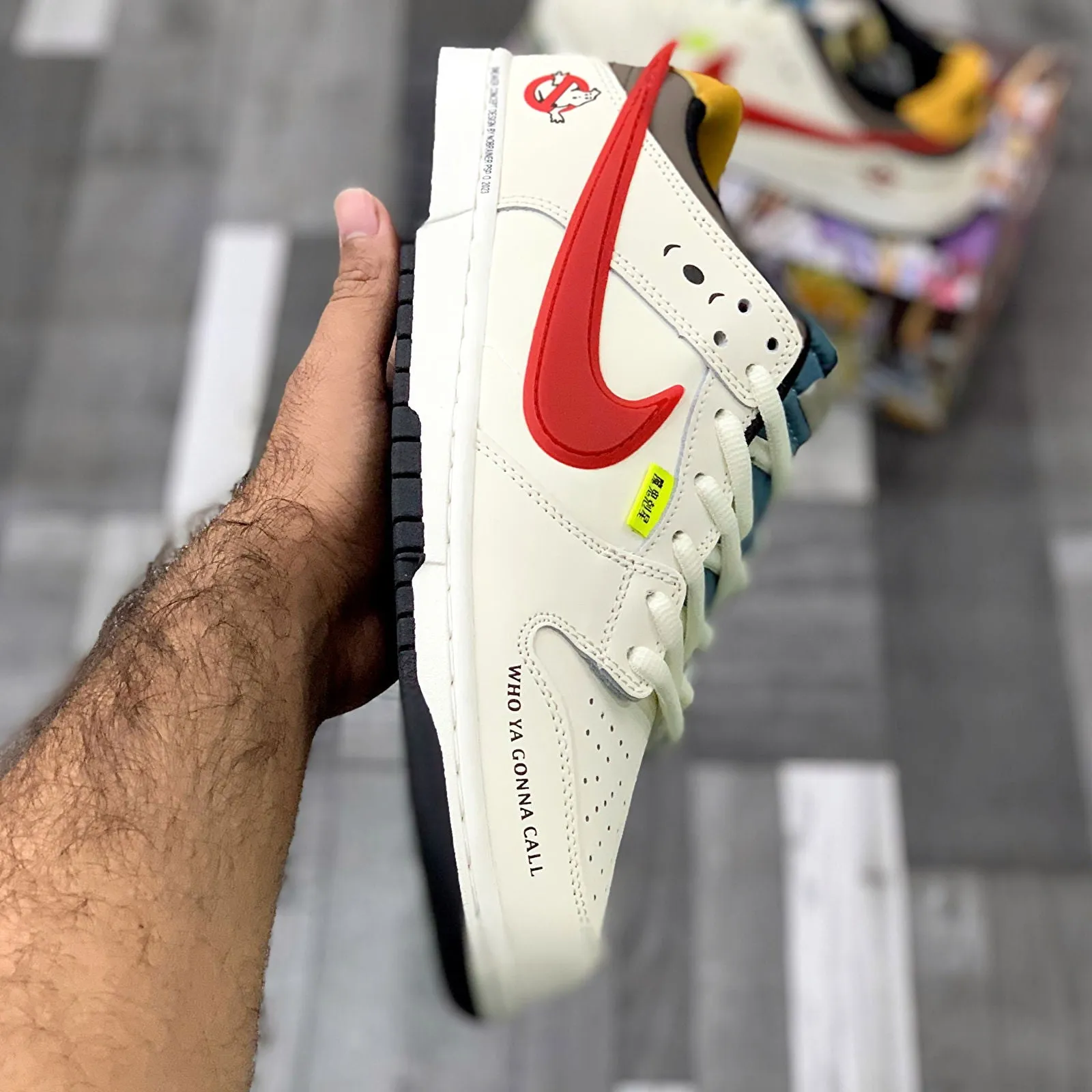 SBB Dunkks Low Sail Red Black X Ghostbusters
