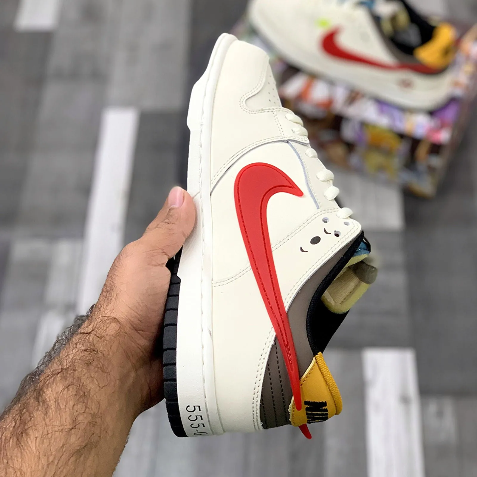 SBB Dunkks Low Sail Red Black X Ghostbusters