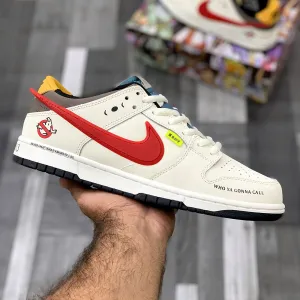 SBB Dunkks Low Sail Red Black X Ghostbusters