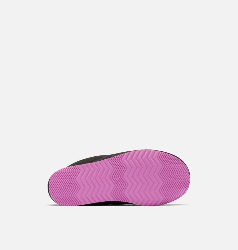 Sorel Women's Bodega Run Slippers- Black/ Bright Lavender