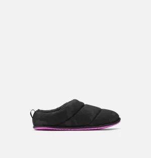 Sorel Women's Bodega Run Slippers- Black/ Bright Lavender
